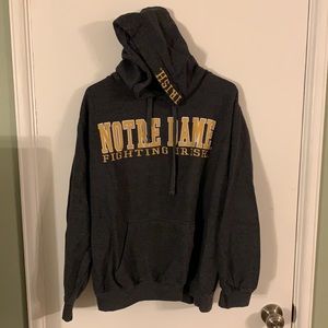 Gray Notre Dame Sweatshirt